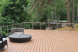 Перила и ограждения для террас в Алматы. Готовые проекты ПерилаГлавСнаб - фото 24