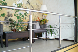 Перила и ограждения из нержавеющей стали с двумя ригелями в Алматы. Готовые проекты ПерилаГлавСнаб - фото 4 Перила и ограждения из нержавеющей стали с двумя ригелями в Алматы. Готовые проекты ПерилаГлавСнаб - фото 4