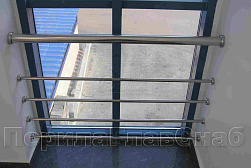 Ограждение на окна из нержавеющей стали в Алматы. Готовые проекты ПерилаГлавСнаб - фото 2